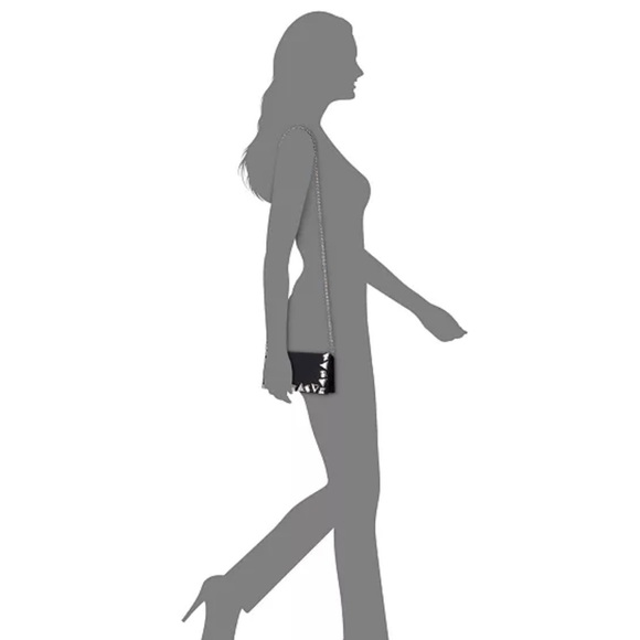 INC Aysun Gemstone Clutch- Black - Picture 4 of 5